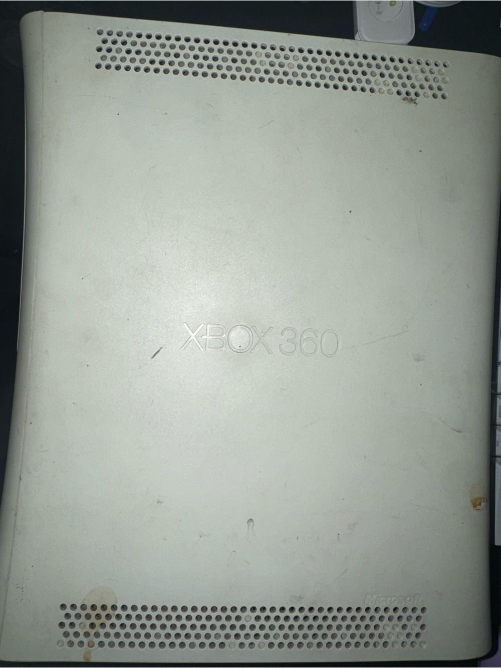 Microsoft Xbox 360 White Slim Console Cover Panel